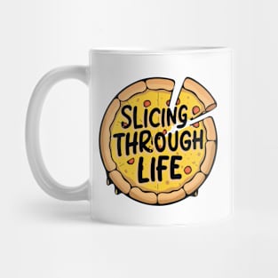 Slicing through life Mug